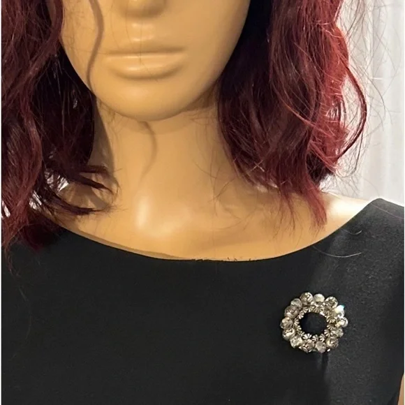 Vintage Austrian Crystal Brooch - Picture 3 of 3